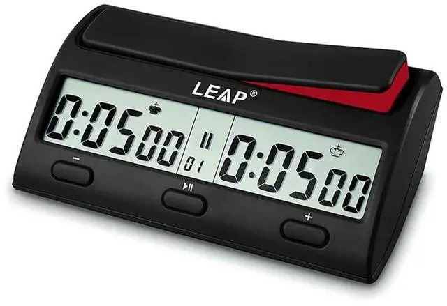 Alt view image 3 of 6 - LEAP Chess Clock Advanced Digital Chess Timer with 7 Type 38 Timing Set Modes Professional Chess Clock Game Timer Rich