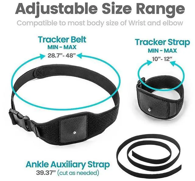 Alt view image 2 of 4 - Vive Tracker Belt Vive Tracker Straps For HTC Vive System Tracker Pucks,Full Body Tracking Structure And Upgrade
