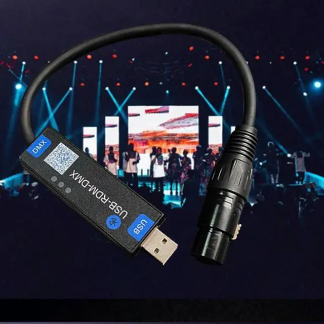 Alt view image 2 of 4 - USB-RMD-DMX Mobile App DMX Dialer Stage Light Wireless Bluetooth DMX512 Controller Only Supports Android Devices