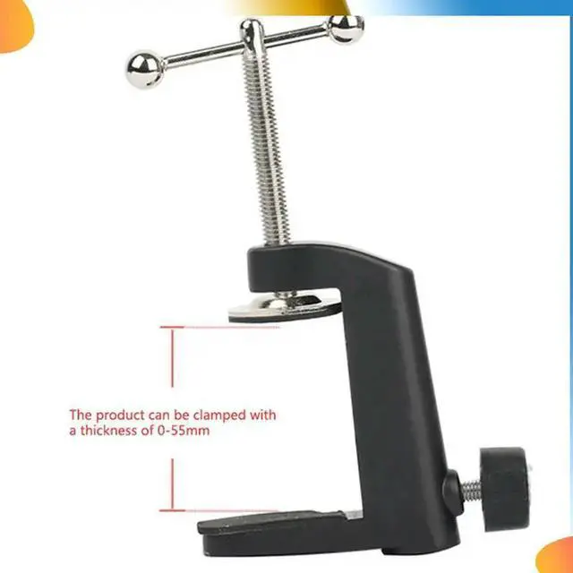 Alt view image 2 of 4 - 5X Heavy-Duty l Table Mounting Clamp For Microphone Suspension Boom Scissor Arm Stand Holder