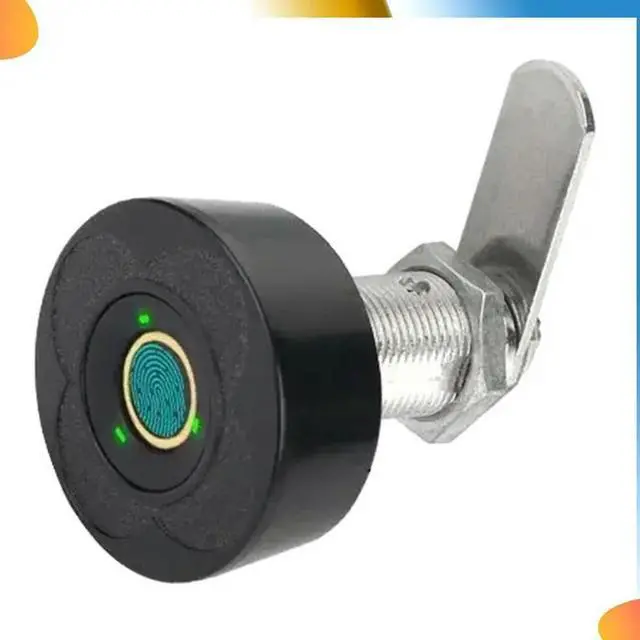 Alt view image 4 of 4 - Fingerprint Drawer Lock - Electronic Double Door Cabinet Security Suitable For Wardrobes Shoe Cabinets Mailboxes