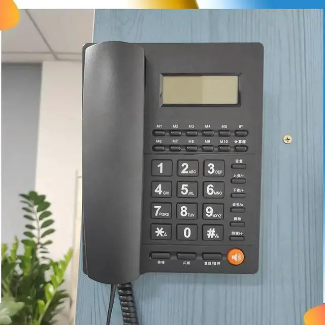 Alt view image 3 of 4 - L019 Home Hotel Economical Landline Calling Station Can Display Caller ID Phone For Home Office Hotel Restaurant