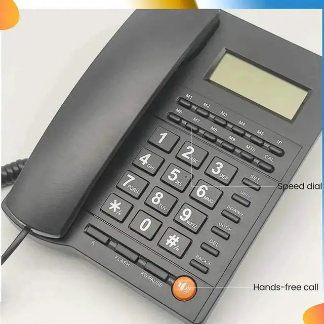 Main image of L019 Home Hotel Economical Landline Calling Station Can Display Caller ID Phone For Home Office Hotel Restaurant