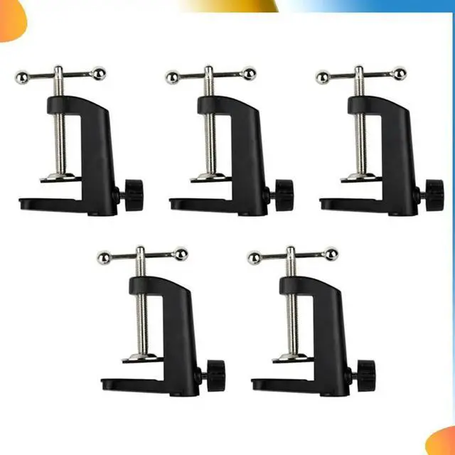 Alt view image 3 of 4 - 5X Heavy-Duty l Table Mounting Clamp For Microphone Suspension Boom Scissor Arm Stand Holder