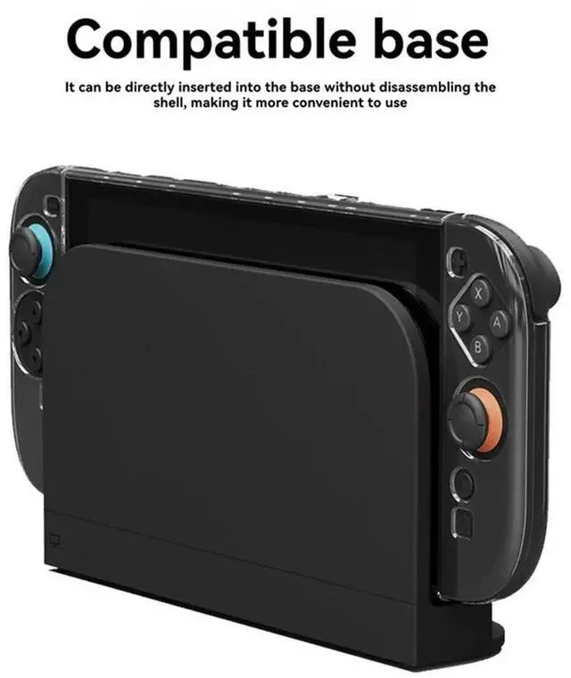 Alt view image 2 of 6 - For Switch 2 Protective Case+Circular Direction Keys Kit+Thumb Grip Set Split Protective Case For Nintendo Switch 2