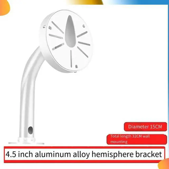 Alt view image 2 of 6 - L-Shaped Universal Pendent Hemispherical Camera Bracket Dome Camera Ceiling Mounting Aluminum Alloy Mount Bracket