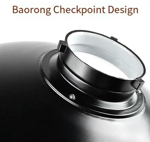 Alt view image 2 of 3 - Honeycomb Grid 30Cm Beauty Dish Reflector For Studio Portrait Photography Enhanced Lighting Control