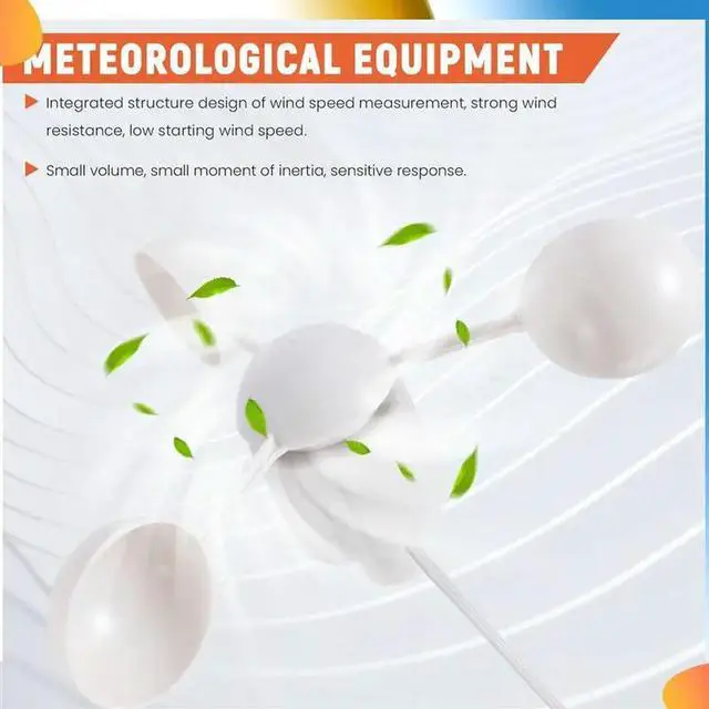 Alt view image 3 of 7 - WH-SP-WS01 Anemometer Wind Speed Measuring Instrument Wind Speed Sensor Meteorological Instrument For Misol Anemometer