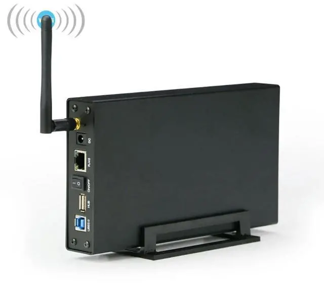 Alt view image 2 of 7 - Blueendless Multi-Functional 3.5inch Hard Disk Enclosure USB3.0 HDD for Case Rj45 Ethernet NAS Net Server