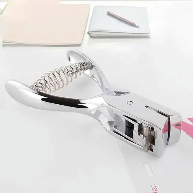 Alt view image 2 of 7 - l Single Oval Hole Puncher Hand Held Paper Cut Plier for Scrapbooking