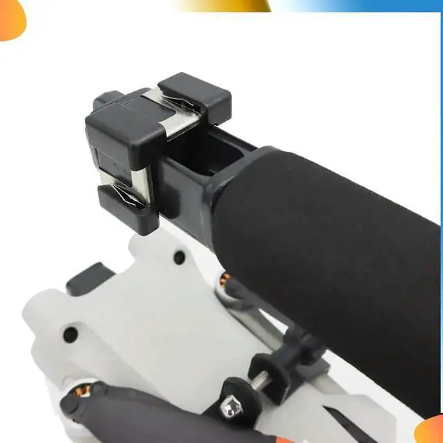 Alt view image 2 of 7 - Handheld U-Grip Holder Stabilizer 1/4 Screw Cold Shoe Anti-Skid Camera Mount Handle For MINI 3 PRO /Mini 3 Easy Install