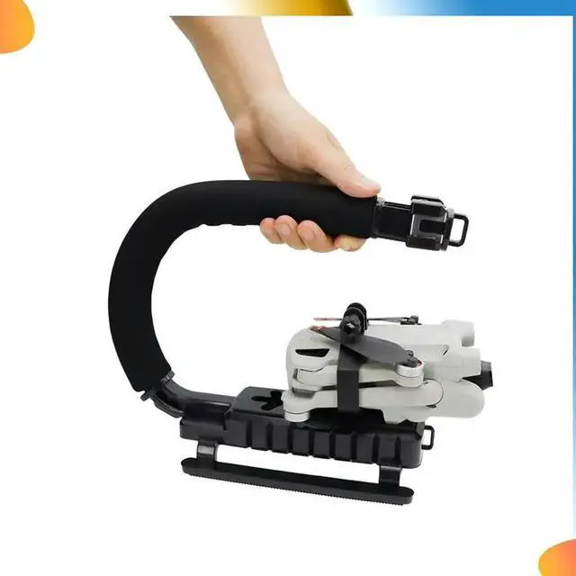 Main image of Handheld U-Grip Holder Stabilizer 1/4 Screw Cold Shoe Anti-Skid Camera Mount Handle For MINI 3 PRO /Mini 3 Easy Install