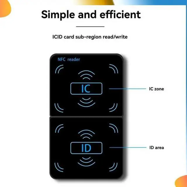 Alt view image 3 of 4 - NFC Reader Writer Copier Duplicator 125Khz 13.56Mhz USB UID T5577 EM4305 RFID Keyfob Card Tag Encrypted Programmer