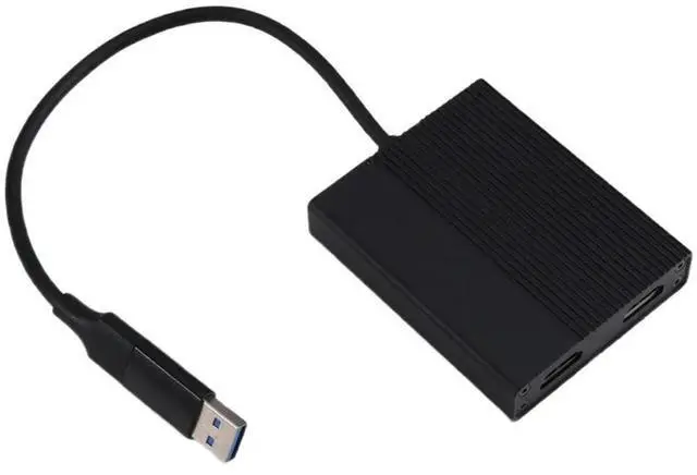 Alt view image 2 of 3 - Displaylink 4K 60Hz USB C/USB 3.0 To Dual HDTV Dock Station MST Expansion Dock For Macos