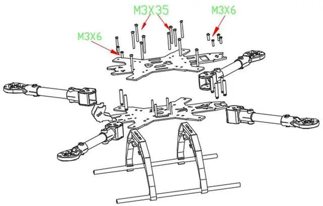 Main image of 15inch FPV Racing Drone Frame Carbon Fiber Quadcopter FPV Freestyle Frame for Enhanced Flight Stability & Performance