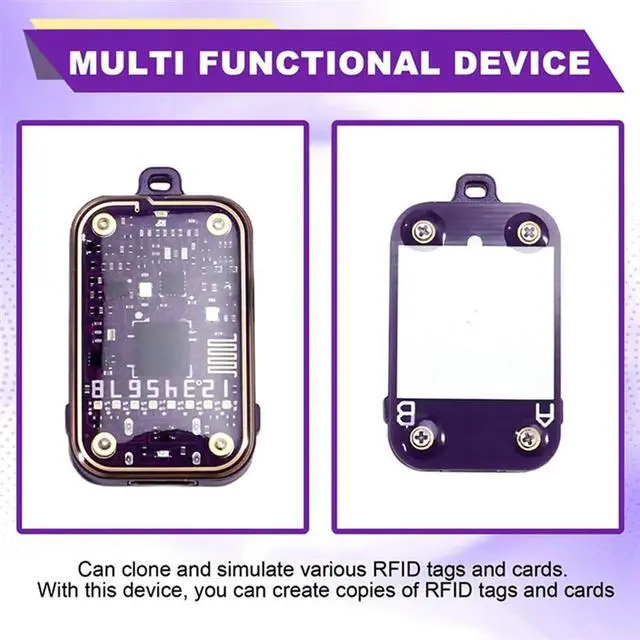 Alt view image 2 of 3 - 2X RFID Smart Chip Reader Chameleon Ultra Smart Card Emulator EM125KHZ IC 13.56Mhz Decode RFID Writer IC ID Tag