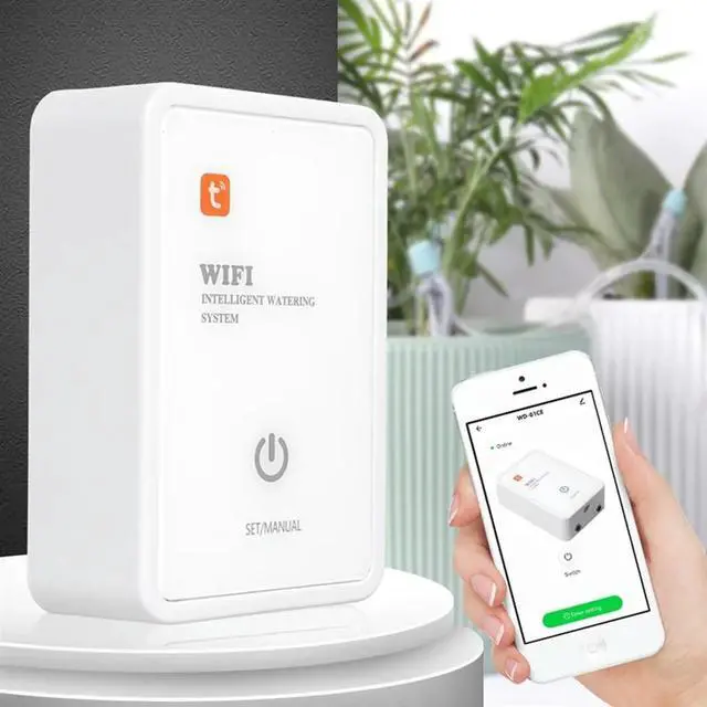 Alt view image 2 of 3 - Tuya Wifi Smart Watering System For Gardens Automatic Drip Irrigation Device Lawn Care Moisture Controller For Plants