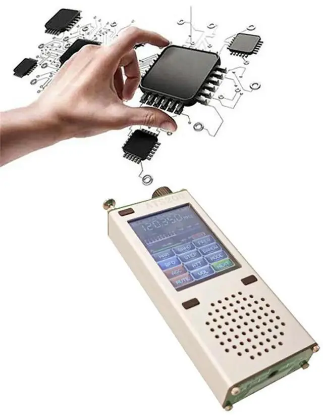 Alt view image 2 of 3 - ATS200 Full Band Radio SI4732+ESP32+Bluetooth+2.4 Inch Touch Display FM AM LSB Multi-Mode Radio Rich
