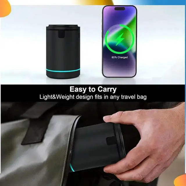 Alt view image 4 of 4 - 3 In 1 Foldable Magnetic Wireless Charger Stand For 15 14 13 Pro/Max Iwatch 3/2 Fast Charger Holder