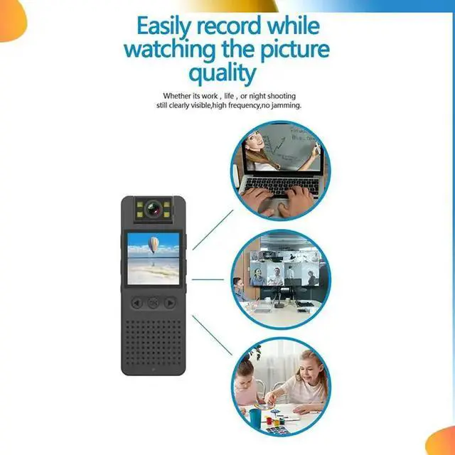 Alt view image 3 of 4 - Law Enforcement Recorder Mini DV 1080P High Definition Infrared Sports Camera Outdoor Mobile Mini Camera