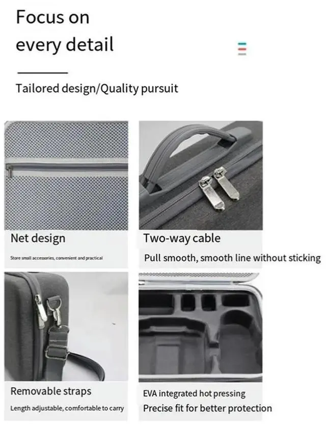 Main image of Carrying Case For Mini 4 Pro Drone Bod Remote Controller Protective Bag Hanbag Box Portable Travel Bag