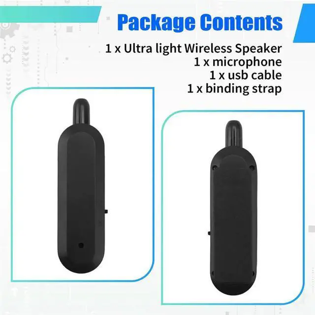 Alt view image 4 of 4 - Ultra Light Wireless Speaker Shouting Device Distance Remote Loudspeaker Universal Drone Accessories