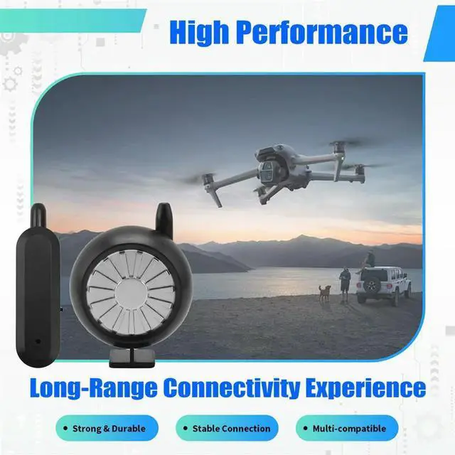 Alt view image 2 of 4 - Ultra Light Wireless Speaker Shouting Device Distance Remote Loudspeaker Universal Drone Accessories