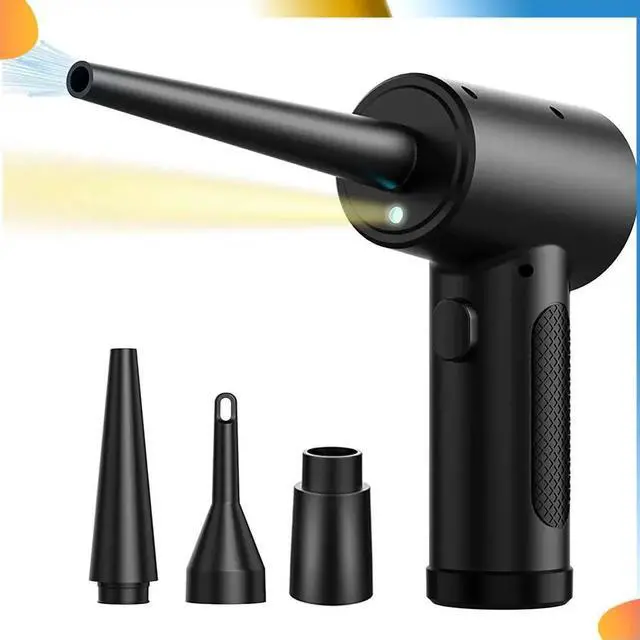 Alt view image 4 of 4 - Cordless Air Duster,Multi-Use Portable Replaces Compressed Air Cans, Powerful 51000RPM,Air Duster For Computer, Laptop