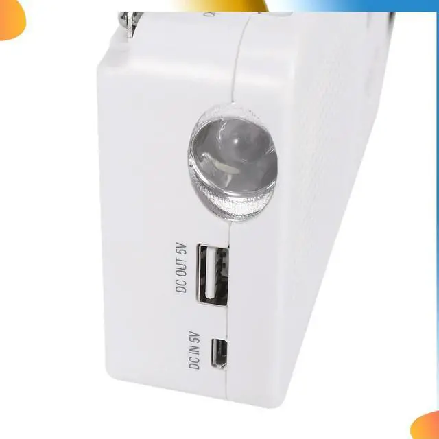 Alt view image 4 of 7 - 2X Emergency Radio With Solar And Hand Crank Self Powered, USB FM/AM Radio LED Flashlight Phone Charger