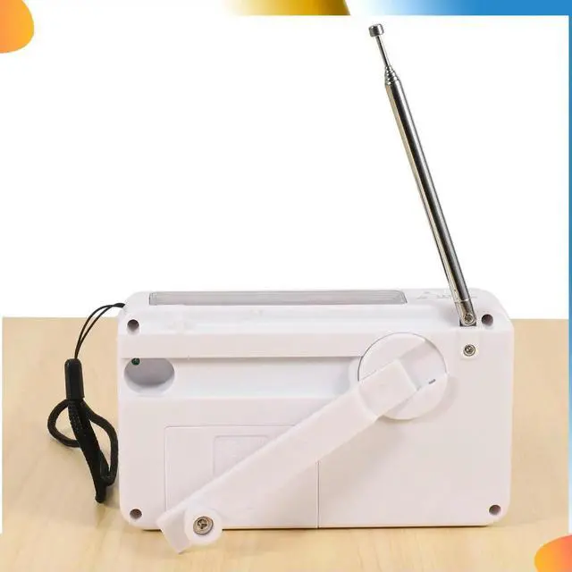Alt view image 2 of 7 - 2X Emergency Radio With Solar And Hand Crank Self Powered, USB FM/AM Radio LED Flashlight Phone Charger
