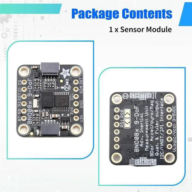 Main image of For Adafruit 9-DOF Orientation IMU Fusion Breakout BNO085 (BNO080) STEMMA QT / Qwiic