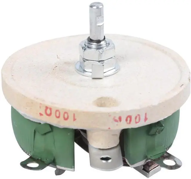 Alt view image 2 of 4 - 3X 100 Watt 100 Ohm Disk Rheostat Variable Resistor