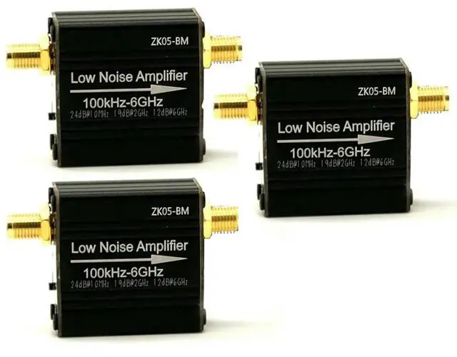 Main image of 3 Sets ZK05-BM Series Low Noise Amplifier 100Khz-6Ghz 20Db High Gain LNA RF Power Preamplifier Module