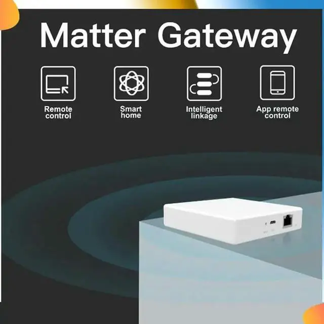 Alt view image 3 of 7 - 1 Piece Tuya Matter Thread Hub Zigbee Home Bridge Matter Gateway Hub Siri Voice Control Plastic For Google Alexa Home