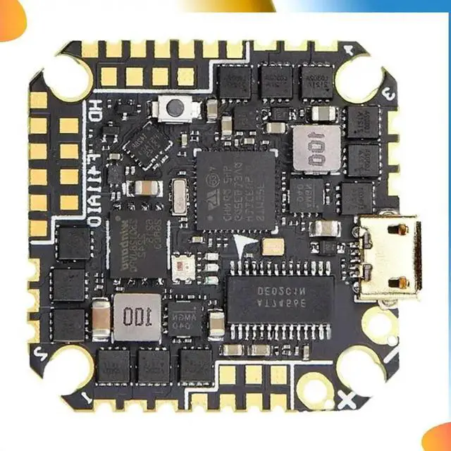 Alt view image 3 of 4 - GHF411 AIO-HD 40A F411 ICM42688P Flight Controller BLHELIS 40A 4In1 ESC 3-6S Forfpv Toothpick Ducted Drones DIY Parts