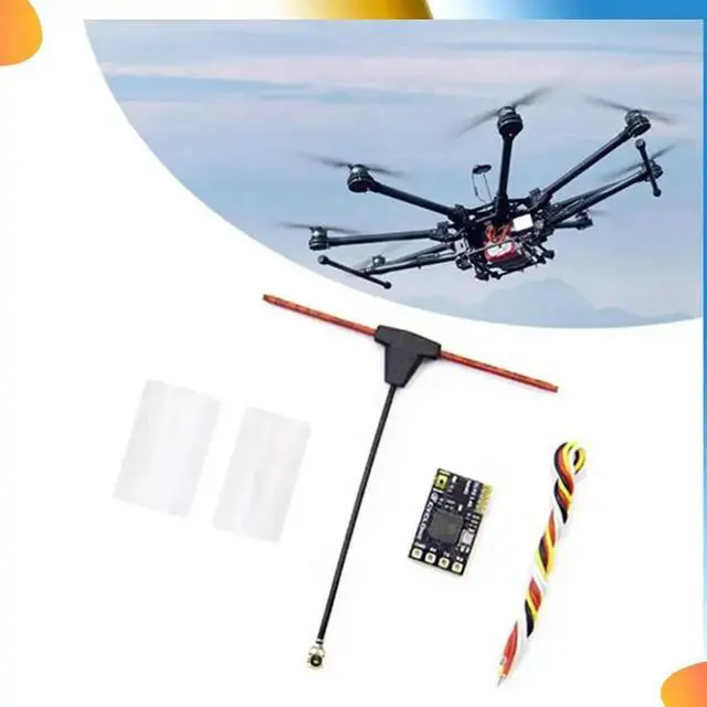 Alt view image 4 of 7 - 6PCS ELRS Receiver 2.4Ghz NANO Expresslrs Receiver CRSF With T-Type Antenna For RC FPV Traversing Drones Parts