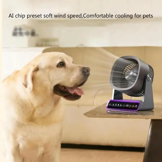 Alt view image 2 of 4 - USB Small Desk Fan, 120 Speeds Quiet Portable Desktop Table Fan,330° Adjustment Personals Fan Low Noise