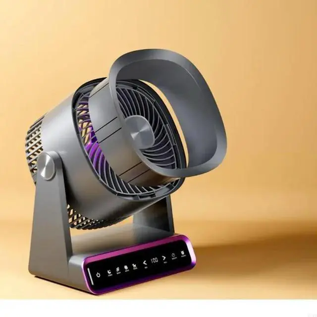 Alt view image 4 of 4 - USB Small Desk Fan, 120 Speeds Quiet Portable Desktop Table Fan,330° Adjustment Personals Fan Low Noise