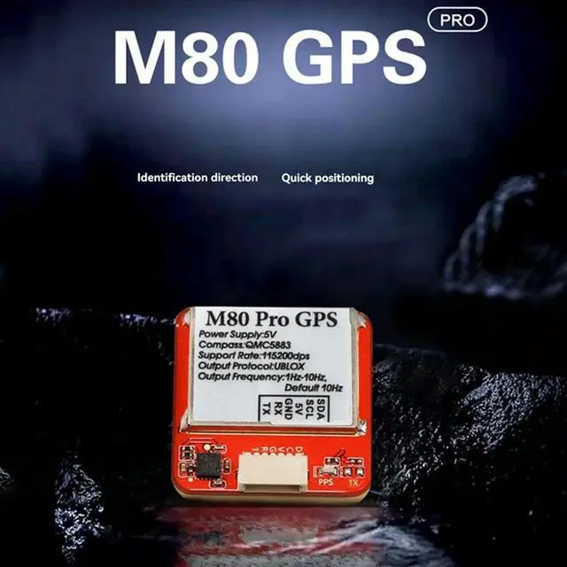 Alt view image 4 of 7 - M80 PRO GPS Module With QMC5883 Compass Quick Positioning For FPV Racing Drone Long Range