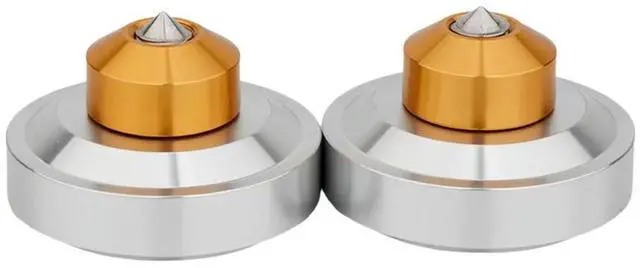 Main image of Aluminum Isolation Spike Feet Stand Damper Pad For Hifi Audio AMP Cabinet Speaker Turntable Record