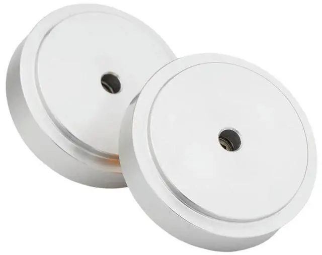 Alt view image 4 of 7 - Aluminum Isolation Spike Feet Stand Damper Pad For Hifi Audio AMP Cabinet Speaker Turntable Record