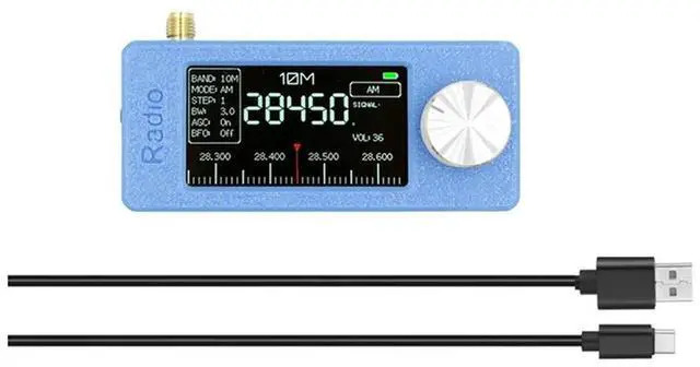 Alt view image 2 of 4 - Mini SI4732 SMA Interface Mini Loop Antenna Pocket Size Radio Receiver Mini Radio LSB USB AM FM Radio