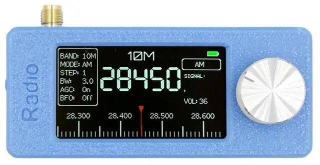 Alt view image 4 of 4 - Mini SI4732 SMA Interface Mini Loop Antenna Pocket Size Radio Receiver Mini Radio LSB USB AM FM Radio