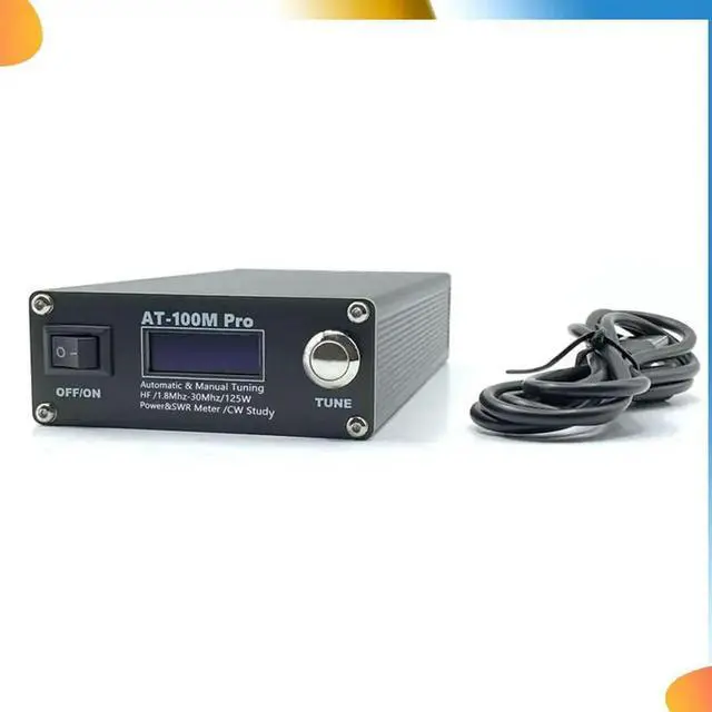 Alt view image 3 of 7 - AT-100M Pro Antenna Tuner 1.8-30Mhz Power Meter 125W Automatic Antenna Tuner Support Morse Code Exerciser For Radio