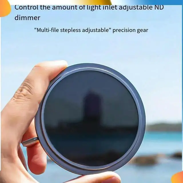 Alt view image 3 of 7 - Nd Filter Portrait Filter Adjustable Reduction Lens Variable ND Medium Gray Density Lens 95Mm ND1.5-5 Big Aperture Anti-Exp