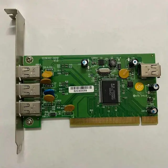 Alt view image 2 of 3 - For IFC-ILP4 29931401-010009 V1.3 VT6306 Four-Port 1394 Industrial Camera Card