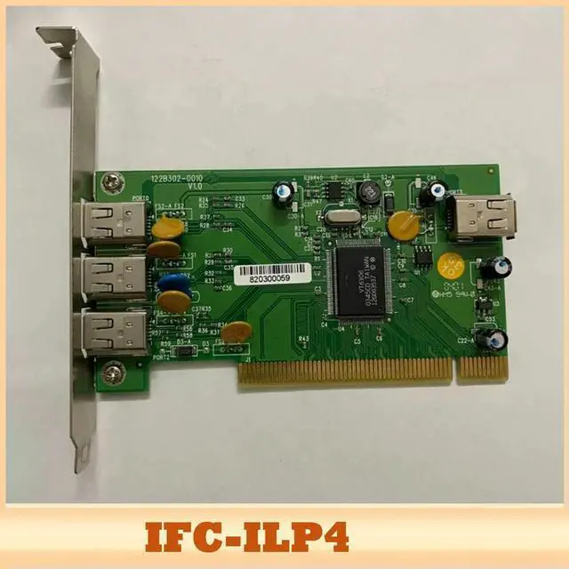 Main image of For IFC-ILP4 29931401-010009 V1.3 VT6306 Four-Port 1394 Industrial Camera Card