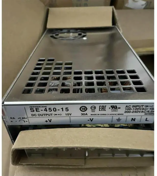 Alt view image 2 of 3 - SE-450-15 Power Supply 450W 30A 15V For MEAN WELL