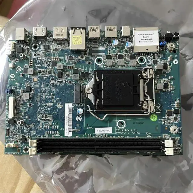 Alt view image 2 of 3 - For H-P WAVE 600 600-A Motherboard DDR4 848945-002 848945-001