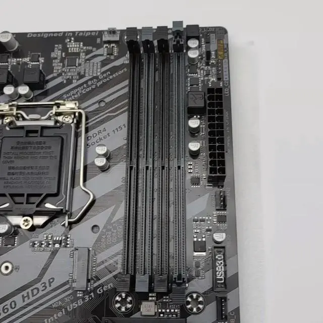 Alt view image 2 of 6 - For Gig-abyte ATX motherboard Supports 8th/9th generation processors B360-HD3P